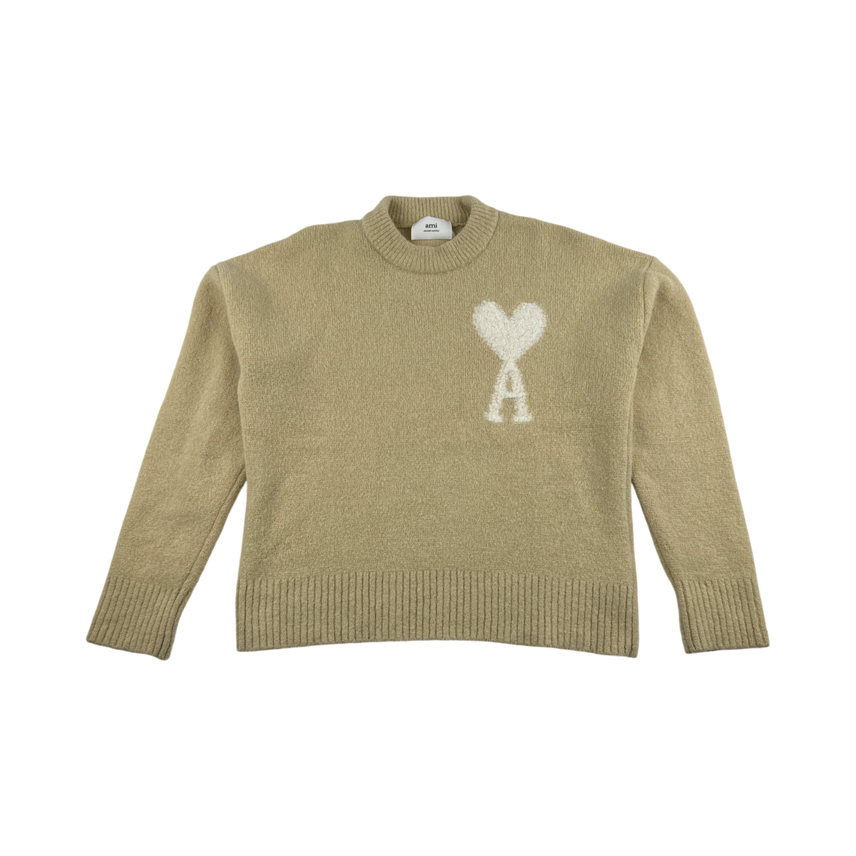 AMI Paris Pull Col Rond Laine — Taille XS — Photo 1/2 #État_Très bon état